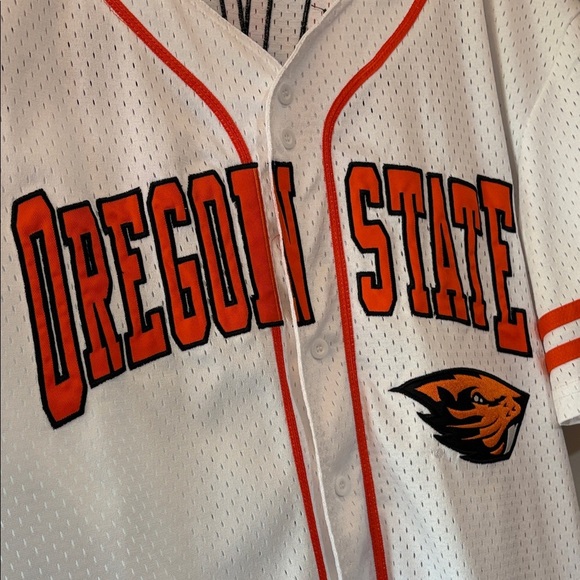 Oregon State University Colosseum White Mesh Jersey Size XL - Picture 4 of 6